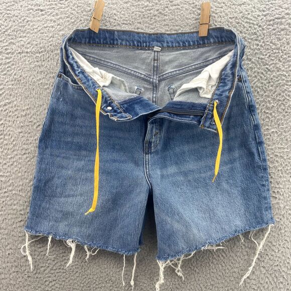 Abercrombie & Fitch Shorts Women's 28 x 5* Curve Love Cut Off  Jorts 90's Skater - Picture 7 of 13